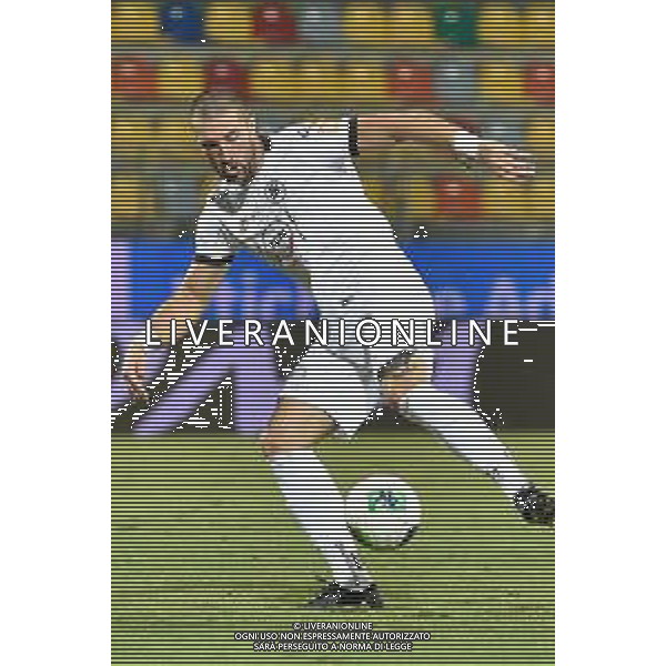 Playoff - Finale - Frosinone vs Spezia - Campionato di Calcio Serie B 2020/2021, 16 agosto 2020 Frosinone, Italia Nella foto: ANDREJ GALABINOV SPEZIA @LM/Claudio Pasquazi AG ALDO LIVERANI SAS