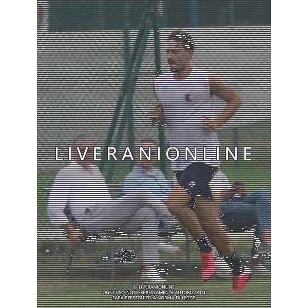 IMOLA 18 08 2020 IMOLESE CALCIO SERIE C PRIMO ALLENAMENTI NELLA FOTO LORENZO CHECCHI SOTTO LO SGUARDO DI MORENO ZOCCHI FOTO GIANNI SANNA-AG ALDO LIVERANI SAS