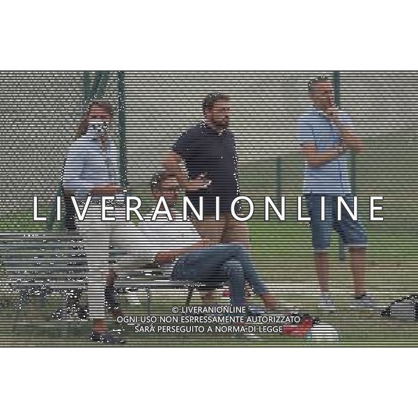 IMOLA 18 08 2020 IMOLESE CALCIO SERIE C PRIMO ALLENAMENTI NELLA FOTO PRESIDENTE DELL\'IMOLESE CALCIO LORENZO SPAGNOLI MARCO MONTANARI DIRETTORE GENERALE,GIALUCA MATERA TEAM MANAGER E MATTIA GRANDI COMUNICAZIONE FOTO GIANNI SANNA-AG ALDO LIVERANI SAS