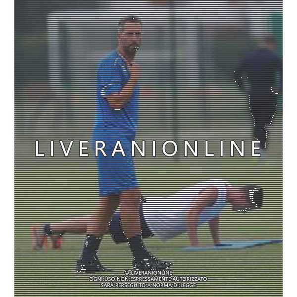 IMOLA 18 08 2020 IMOLESE CALCIO SERIE C PRIMO ALLENAMENTI NELLA FOTO ROBERTO CEVOLI ALLENATORE E MATTEO CHINELLATO FOTO GIANNI SANNA-AG ALDO LIVERANI SAS
