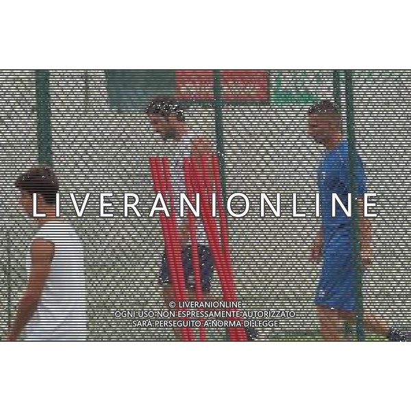 IMOLA 18 08 2020 IMOLESE CALCIO SERIE C PRIMO ALLENAMENTI NELLA FOTO STEFANO PADOVAN ABBANDONA L\'ALLENAMENTO FOTO GIANNI SANNA-AG ALDO LIVERANI SAS