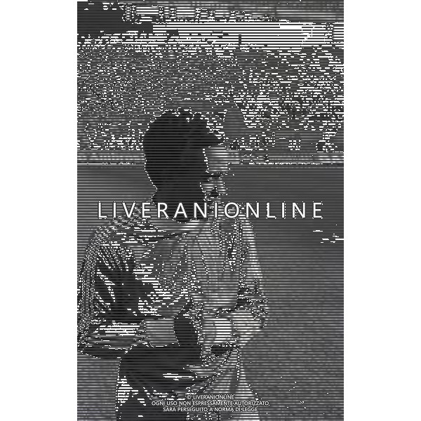 RETROSPETTIVA JUARY CALCIATORE NELLA FOTO JUARY CON LA MAGLIA DELL\'AVELLINO CALCIO NELL\'ANNO 1980 AG ALDO LIVERANI SAS