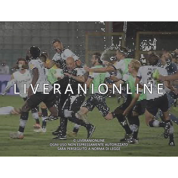 SPEZIA - FROSINONE RITORNO FINALE PLAYOFF SERIE B 20.08.2020 NELLA FOTO ESULTANZA E FESTEGGIAMENTI A FINE GARA DELLO SPEZIA PER LA PROMOZIONE IN SERIE A - L\'ALLENATORE VINCENZO ITALIANO PORTATO IN TRIONFO ©SANTANDREA / AGENZIA ALDO LIVERANI SAS