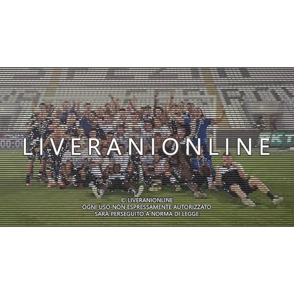 SPEZIA - FROSINONE RITORNO FINALE PLAYOFF SERIE B 20.08.2020 NELLA FOTO ESULTANZA E FESTEGGIAMENTI A FINE GARA DELLO SPEZIA PER LA PROMOZIONE IN SERIE A ©SANTANDREA / AGENZIA ALDO LIVERANI SAS