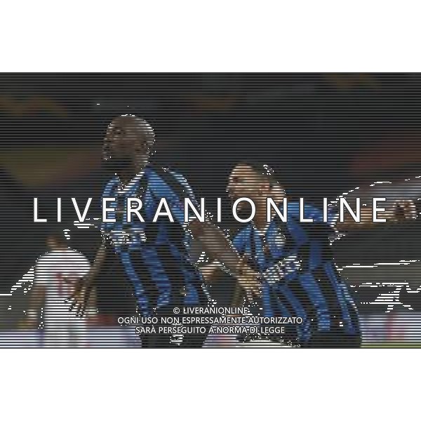 UEFA - FINALE EUROPA LEAGUE Germania 21/08/2020 Siviglia - Inter nella foto: esultanza Lukaku Rumelu (f.c.Internazionale) dopo il goal ©Claudio Zamagni/Agenzia Aldo Liverani during UEFA EUROPA LEAGUE Germany Final match between Siviglia and and F.C. Internazionale at Rhein Energie Stadium in Cologne on August 21 2020. photo credit by Claudio Zamagni/Aldo Liverani Photo Agency / AGENZIA ALDO LIVERANI SAS