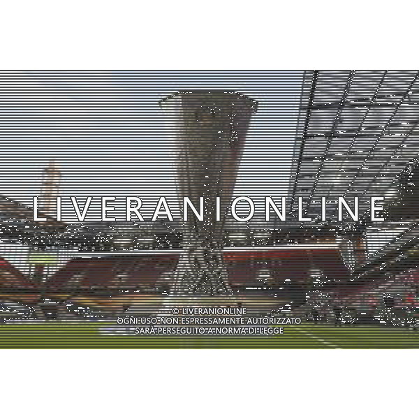 UEFA - FINALE EUROPA LEAGUE Germania 21/08/2020 Siviglia - Inter nella foto: la coppa - trofeo ©Claudio Zamagni/Agenzia Aldo Liverani the trophy during UEFA EUROPA LEAGUE Germany Final match between Siviglia and and F.C. Internazionale at Rhein Energie Stadium in Cologne on August 21 2020. photo credit by Claudio Zamagni/Aldo Liverani Photo Agency / AGENZIA ALDO LIVERANI SAS