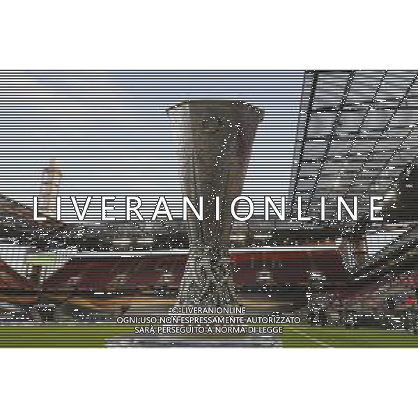 UEFA - FINALE EUROPA LEAGUE Germania 21/08/2020 Siviglia - Inter nella foto: la coppa - trofeo ©Claudio Zamagni/Agenzia Aldo Liverani the trophy during UEFA EUROPA LEAGUE Germany Final match between Siviglia and and F.C. Internazionale at Rhein Energie Stadium in Cologne on August 21 2020. photo credit by Claudio Zamagni/Aldo Liverani Photo Agency / AGENZIA ALDO LIVERANI SAS