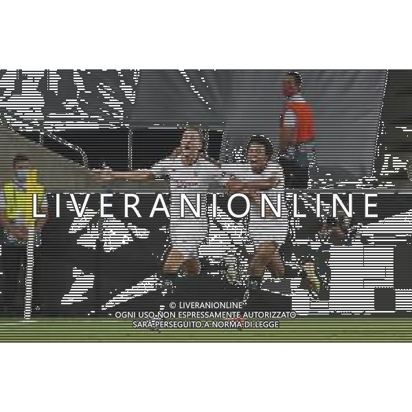 UEFA - FINALE EUROPA LEAGUE Germania 21/08/2020 Siviglia - Inter nella foto: esultanza Luuk de Jong(siviglia)dopo il goal ©Claudio Zamagni/Agenzia Aldo Liverani during UEFA EUROPA LEAGUE Germany Final match between Siviglia and and F.C. Internazionale at Rhein Energie Stadium in Cologne on August 21 2020. photo credit by Claudio Zamagni/Aldo Liverani Photo Agency / AGENZIA ALDO LIVERANI SAS