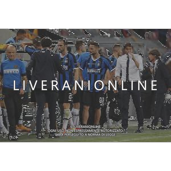 UEFA - FINALE EUROPA LEAGUE Germania 21/08/2020 Siviglia - Inter nella foto: delusione dei giocatori inter (f.c.Internazionale) antonio conte ©Claudio Zamagni/Agenzia Aldo Liverani during UEFA EUROPA LEAGUE Germany Final match between Siviglia and and F.C. Internazionale at Rhein Energie Stadium in Cologne on August 21 2020. photo credit by Claudio Zamagni/Aldo Liverani Photo Agency / AGENZIA ALDO LIVERANI SAS