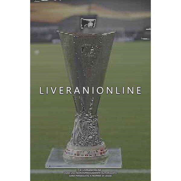 UEFA - FINALE EUROPA LEAGUE Germania 21/08/2020 Siviglia - Inter nella foto: la coppa ©Claudio Zamagni/Agenzia Aldo Liverani the trophy during UEFA EUROPA LEAGUE Germany Final match between Siviglia and and F.C. Internazionale at Rhein Energie Stadium in Cologne on August 21 2020. photo credit by Claudio Zamagni/Aldo Liverani Photo Agency