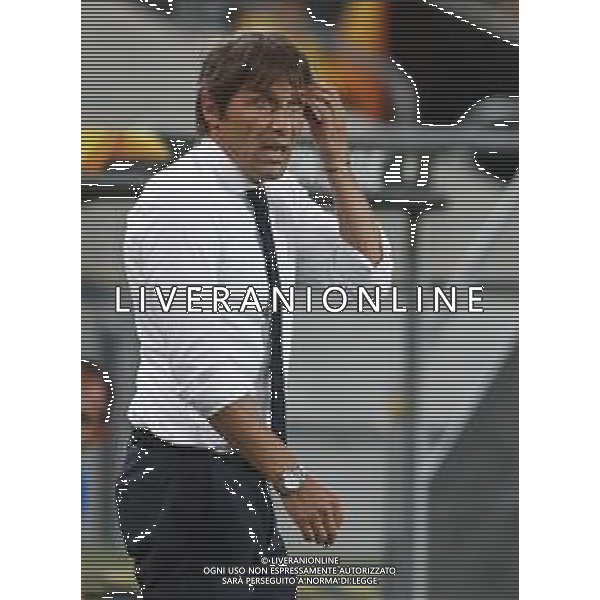 UEFA - FINALE EUROPA LEAGUE Germania 21/08/2020 Siviglia - Inter nella foto: Mister Antonio Conte (f.c.Internazionale) ©Claudio Zamagni/Agenzia Aldo Liverani Mister Antonio Conte (f.c.Internazionale) during UEFA EUROPA LEAGUE Germany Final match between Siviglia and and F.C. Internazionale at Rhein Energie Stadium in Cologne on August 21 2020. photo credit by Claudio Zamagni/Aldo Liverani Photo Agency