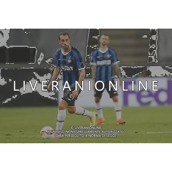 UEFA - FINALE EUROPA LEAGUE Germania 21/08/2020 Siviglia - Inter nella foto: Godin Diego (f.c.Internazionale) ©Claudio Zamagni/Agenzia Aldo Liverani Godin Diego (f.c.Internazionale) during UEFA EUROPA LEAGUE Germany Final match between Siviglia and and F.C. Internazionale at Rhein Energie Stadium in Cologne on August 21 2020. photo credit by Claudio Zamagni/Aldo Liverani Photo Agency