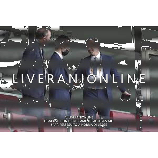 UEFA - FINALE EUROPA LEAGUE Germania 21/08/2020 Siviglia - Inter nella foto: Steven Zhang e Luís Figo ©Claudio Zamagni/Agenzia Aldo Liverani Steven Zhang e Luís Figo during UEFA EUROPA LEAGUE Germany Final match between Siviglia and and F.C. Internazionale at Rhein Energie Stadium in Cologne on August 21 2020. photo credit by Claudio Zamagni/Aldo Liverani Photo Agency