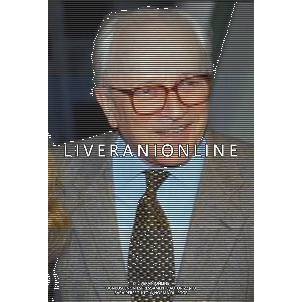 TRASMISSIONE TELEVISIVA"EMOZIONI TV" NELLA FOTO ARRIGO LEVI FILMCODEX-AG ALDO LIVERANI