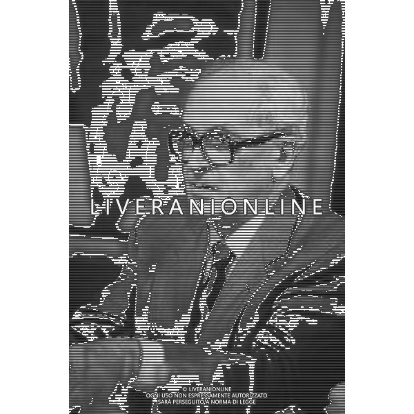 ARRIGO LEVI, giornalista, scrittore italiano - RETROSPETTIVA NELLA FOTO A MILANO MARZO 1989 ©ARCHIVIO / AGENZIA ALDO LIVERANI SAS