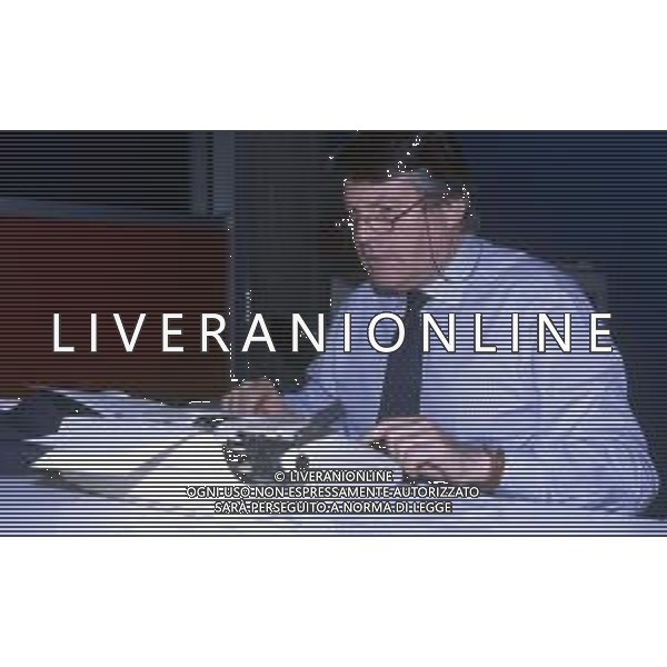 SALVATORE TOMMASI, detto RINO, giornalista, telecronista sportivo italiano - Retrospettiva Nella foto nel 1995 ©ARCHIVIO AGENZIA ALDO LIVERANI SAS