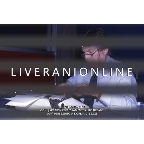 SALVATORE TOMMASI, detto RINO, giornalista, telecronista sportivo italiano - Retrospettiva Nella foto nel 1995 ©ARCHIVIO AGENZIA ALDO LIVERANI SAS
