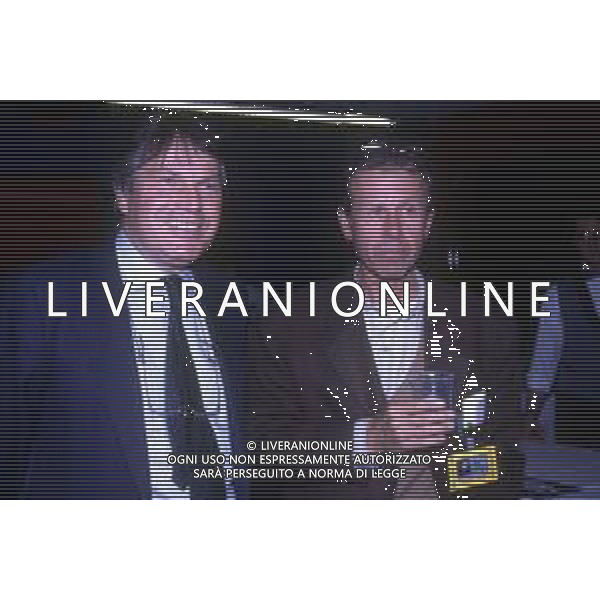 SALVATORE TOMMASI, detto RINO, giornalista, telecronista sportivo italiano - Retrospettiva Nella foto a Milano nel 1991 ©ARCHIVIO AGENZIA ALDO LIVERANI SAS