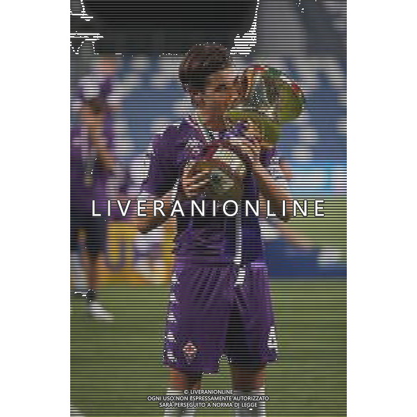 HELLAS VERONA - FIORENTINA COPPA ITALIA FINALE PRIMAVERA TIM CUP 2019/2020 REGGIO EMILIA MAPEI STADIUM 26.08.2020 NELLA FOTO ESULTANZA E FESTEGGIAMENTI A FINE GARA DEI GIOCATORI DELLA FIORENTINA VINCITORI DEL TROFEO - EDUARD DUTU ©SANTANDREA / AGENZIA ALDO LIVERANI SAS