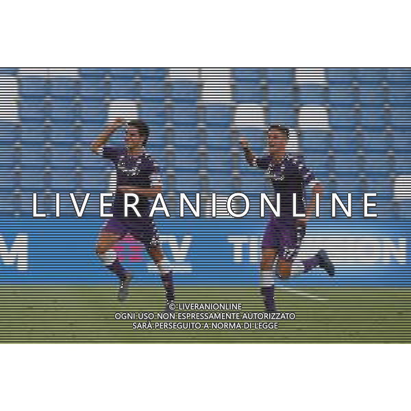 HELLAS VERONA - FIORENTINA COPPA ITALIA FINALE PRIMAVERA TIM CUP 2019/2020 REGGIO EMILIA MAPEI STADIUM 26.08.2020 NELLA FOTO ESULTANZA DOPO IL GOL DI EDUARD DUTU ©SANTANDREA / AGENZIA ALDO LIVERANI SAS