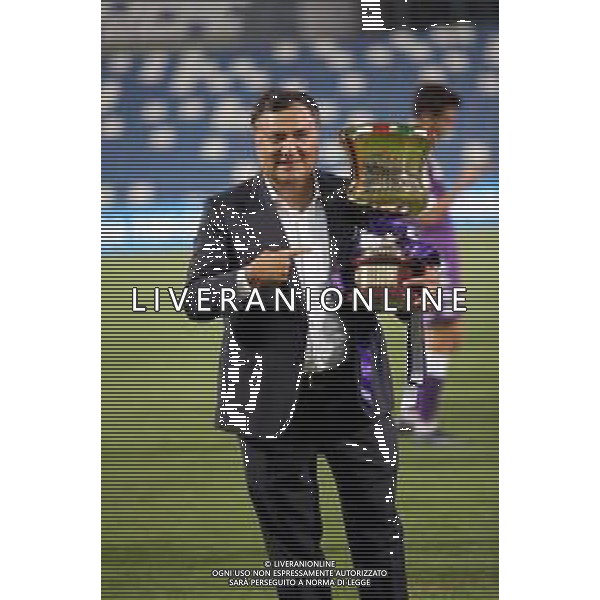 HELLAS VERONA - FIORENTINA COPPA ITALIA FINALE PRIMAVERA TIM CUP 2019/2020 REGGIO EMILIA MAPEI STADIUM 26.08.2020 NELLA FOTO ESULTANZA E FESTEGGIAMENTI A FINE GARA DEI GIOCATORI DELLA FIORENTINA VINCITORI DEL TROFEO - direttore generale della Fiorentina, Joe Barone ©SANTANDREA / AGENZIA ALDO LIVERANI SAS