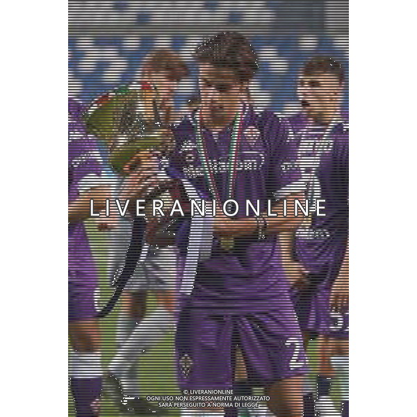 HELLAS VERONA - FIORENTINA COPPA ITALIA FINALE PRIMAVERA TIM CUP 2019/2020 REGGIO EMILIA MAPEI STADIUM 26.08.2020 NELLA FOTO ESULTANZA E FESTEGGIAMENTI A FINE GARA DEI GIOCATORI DELLA FIORENTINA VINCITORI DEL TROFEO - EDOARDO PIEROZZI ©SANTANDREA / AGENZIA ALDO LIVERANI SAS
