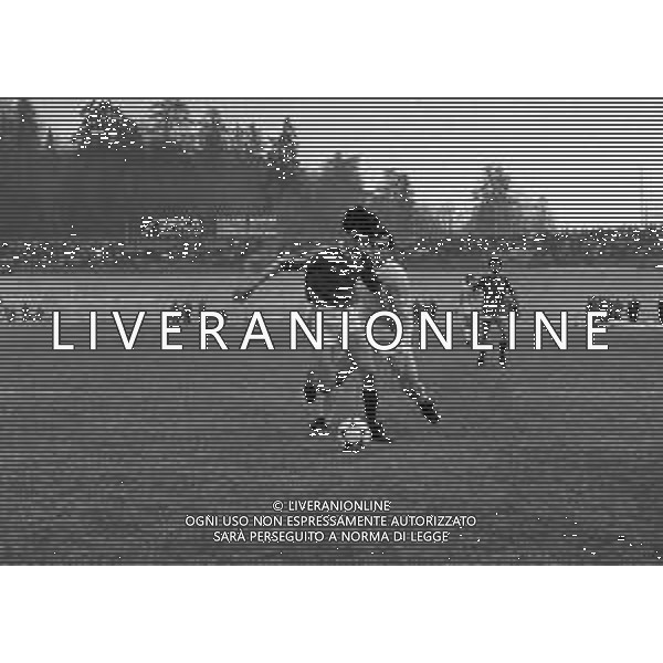 08-03-1981 VARESE CAMPIONATO DI CALCIO SERIE B VARESE LAZIO 3-2 NELLA FOTO AZIONE DI GIOCO AG ALDO LIVERANI SAS