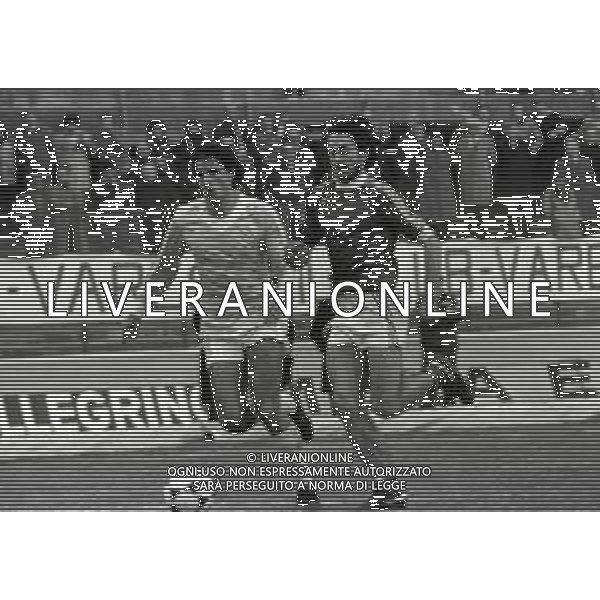 08-03-1981 VARESE CAMPIONATO DI CALCIO SERIE B VARESE LAZIO 3-2 NELLA FOTO LUCIANO FACCHINI E FILIPPO CITTERIO AG ALDO LIVERANI SAS