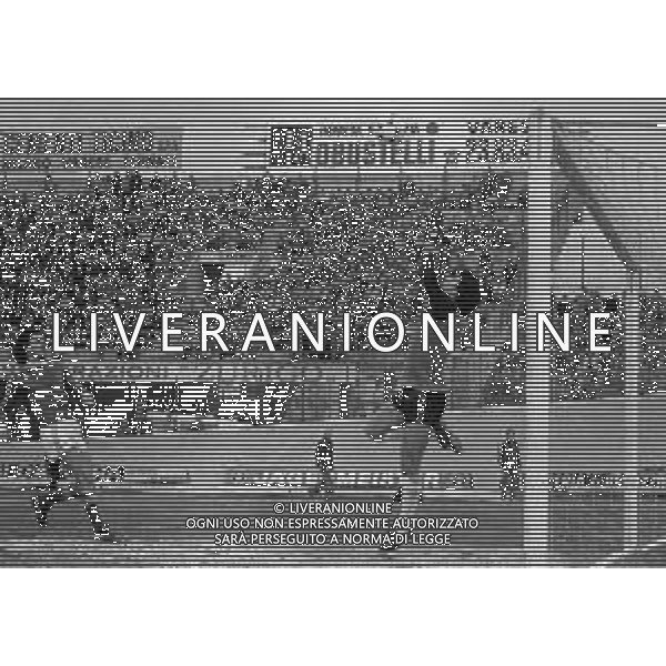 08-03-1981 VARESE CAMPIONATO DI CALCIO SERIE B VARESE LAZIO 3-2 NELLA FOTO ALDO NARDIN AG ALDO LIVERANI SAS