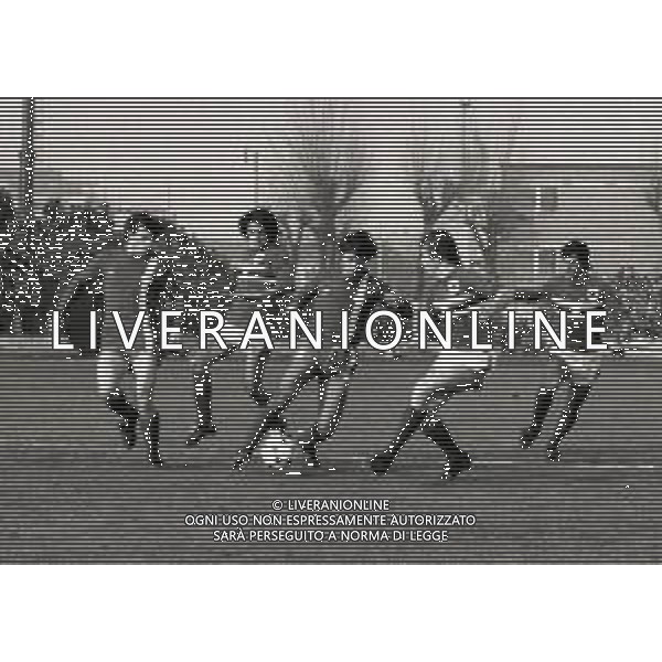 08-02-1981 MONZA CAMPIONATO DI CALCIO SERIE B MONZA SAMPDORIA 0-0 NELLA FOTO PAOLO MONELLI E GIANCARLO GALDIOLO AG ALDO LIVERANI SAS