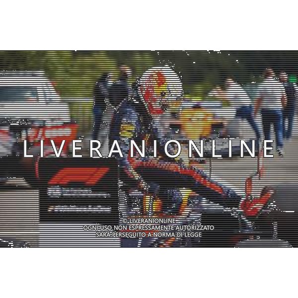 Max Verstappen (NLD) Red Bull Racing in qualifying parc ferme. 29.08.2020. Formula 1 World Championship, Rd 7, Belgian Grand Prix, Spa Francorchamps, Belgium, Qualifying Day. - www.xpbimages.com, EMail: requests@xpbimages.com - copy of publication required for printed pictures. Every used picture is fee-liable. © Copyright: FIA Pool Image for Editorial Use Only/ AGENZIA ALDO LIVERANI SAS - ITALY ONLY EDITORIAL USE ONLY