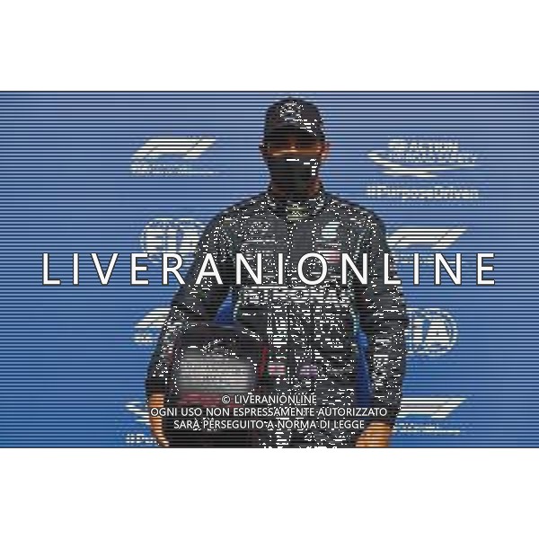 Lewis Hamilton (GBR) Mercedes AMG F1 with the Pirelli Pole Position Award. 29.08.2020. Formula 1 World Championship, Rd 7, Belgian Grand Prix, Spa Francorchamps, Belgium, Qualifying Day. - www.xpbimages.com, EMail: requests@xpbimages.com - copy of publication required for printed pictures. Every used picture is fee-liable. © Copyright: FIA Pool Image for Editorial Use Only/ AGENZIA ALDO LIVERANI SAS - ITALY ONLY EDITORIAL USE ONLY
