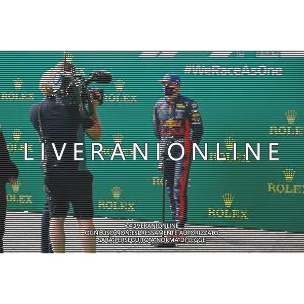 Max Verstappen (NLD) Red Bull Racing in qualifying parc ferme. 29.08.2020. Formula 1 World Championship, Rd 7, Belgian Grand Prix, Spa Francorchamps, Belgium, Qualifying Day. - www.xpbimages.com, EMail: requests@xpbimages.com - copy of publication required for printed pictures. Every used picture is fee-liable. © Copyright: FIA Pool Image for Editorial Use Only/ AGENZIA ALDO LIVERANI SAS - ITALY ONLY EDITORIAL USE ONLY