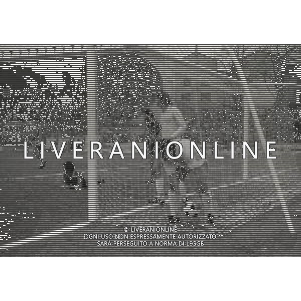 08-01-1984 CREMONA CAMPIONATO DI CALCIO SERIE B CREMONESE EMPOLI 3-2 NELLA FOTO DOPO GOAL CREMONESE AG ALDO LIVERANI SAS