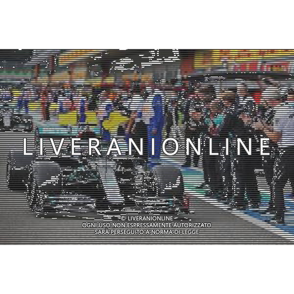 Race winner Lewis Hamilton (GBR) Mercedes AMG F1 W11 enters parc ferme. 30.08.2020. Formula 1 World Championship, Rd 7, Belgian Grand Prix, Spa Francorchamps, Belgium, Race Day. - www.xpbimages.com, EMail: requests@xpbimages.com © Copyright: Batchelor / XPB Images/ AGENZIA ALDO LIVERANI SAS - ITALY ONLY EDITORIAL USE ONLY