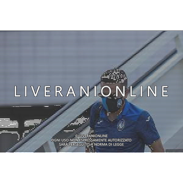 LISBON, PORTUGAL - AUGUST 10: Atalanta BC forward Alejandro Gomez arrives in Lisbon with the Atalanta team for the Champions League Quarter Finals at Humberto Delgado Airport on August 10, 2020 in Lisbon, Portugal. (Photo by Carlos Rodrigues - UEFA/UEFA via Getty Images) AG ALDO LIVERANI SAS