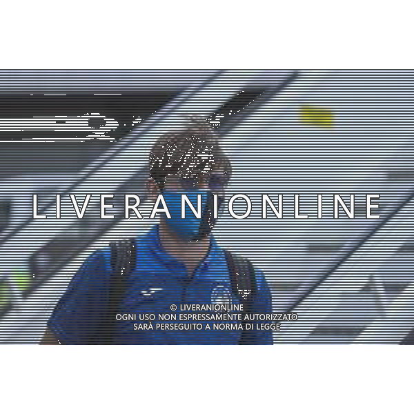 LISBON, PORTUGAL - AUGUST 10: Atalanta BC defender Rafael Toloi arrives in Lisbon with the Atalanta team for the Champions League Quarter Finals at Humberto Delgado Airport on August 10, 2020 in Lisbon, Portugal. (Photo by Carlos Rodrigues - UEFA/UEFA via Getty Images) AG ALDO LIVERANI SAS