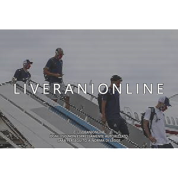 LISBON, PORTUGAL - AUGUST 10: Paris Saint-Germain FC team arrives in Lisbon for the Champions League Quarter Finals at Humberto Delgado Airport on August 10, 2020 in Lisbon, Portugal. (Photo by Carlos Rodrigues - UEFA/UEFA via Getty Images) AG ALDO LIVERANI SAS