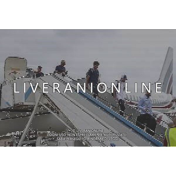 LISBON, PORTUGAL - AUGUST 10: Paris Saint-Germain FC team arrives in Lisbon for the Champions League Quarter Finals at Humberto Delgado Airport on August 10, 2020 in Lisbon, Portugal. (Photo by Carlos Rodrigues - UEFA/UEFA via Getty Images) AG ALDO LIVERANI SAS