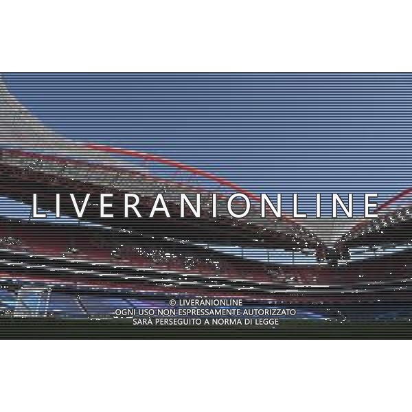 LISBON, PORTUGAL - AUGUST 12: General view outside the stadium prior to the UEFA Champions League Quarter Final match between Atalanta and Paris Saint-Germain at Estadio do Sport Lisboa e Benfica on August 12, 2020 in Lisbon, Portugal. (Photo by Michael Regan - UEFA/UEFA via Getty Images) AG ALDO LIVERANI SAS