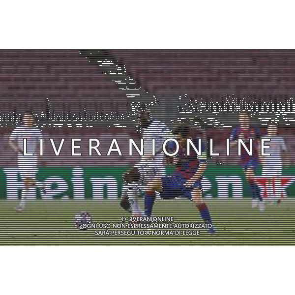 BARCELONA, SPAIN - AUGUST, 08: UEFA Champions League Round of 16 second leg match between FC Barcelona and SSC Napoli at Camp Nou on August 8, 2020 in Barcelona, Spain. (Photo by Germ√°n Parga/FC Barcelona) AG ALDO LIVERANI SAS