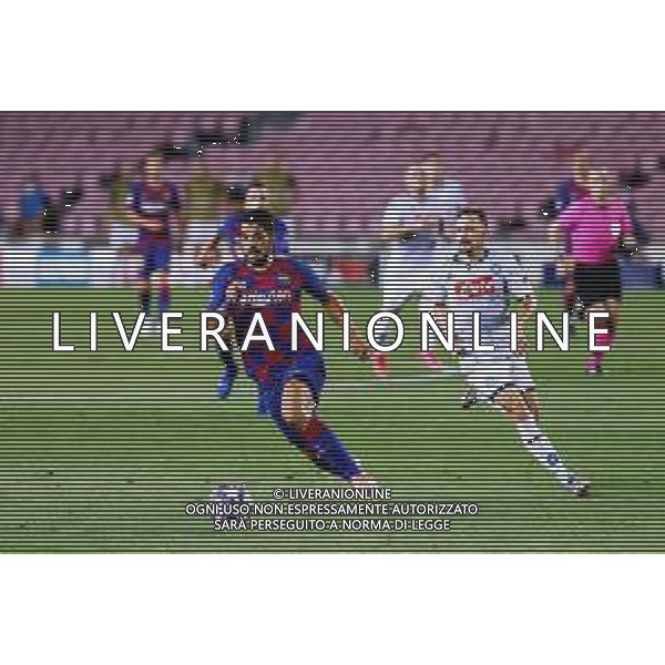 BARCELONA, SPAIN - AUGUST, 08: UEFA Champions League Round of 16 second leg match between FC Barcelona and SSC Napoli at Camp Nou on August 8, 2020 in Barcelona, Spain. (Photo by Germ√°n Parga/FC Barcelona) AG ALDO LIVERANI SAS