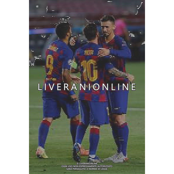 BARCELONA, SPAIN - AUGUST, 08: UEFA Champions League Round of 16 second leg match between FC Barcelona and SSC Napoli at Camp Nou on August 8, 2020 in Barcelona, Spain. (Photo by Germ√°n Parga/FC Barcelona) AG ALDO LIVERANI SAS