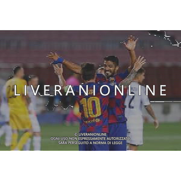 BARCELONA, SPAIN - AUGUST, 08: UEFA Champions League Round of 16 second leg match between FC Barcelona and SSC Napoli at Camp Nou on August 8, 2020 in Barcelona, Spain. (Photo by Germ√°n Parga/FC Barcelona) AG ALDO LIVERANI SAS