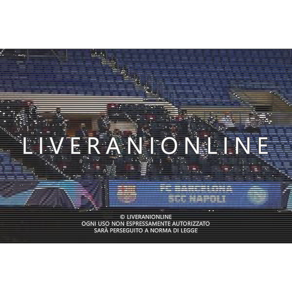 BARCELONA, SPAIN - AUGUST, 08: UEFA Champions League Round of 16 second leg match between FC Barcelona and SSC Napoli at Camp Nou on August 8, 2020 in Barcelona, Spain. (Photo by Germ√°n Parga/FC Barcelona) AG ALDO LIVERANI SAS