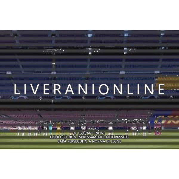 BARCELONA, SPAIN - AUGUST, 08: UEFA Champions League Round of 16 second leg match between FC Barcelona and SSC Napoli at Camp Nou on August 8, 2020 in Barcelona, Spain. (Photo by Germ√°n Parga/FC Barcelona) AG ALDO LIVERANI SAS