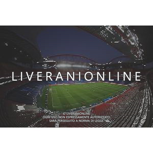 LISBON, PORTUGAL - AUGUST 18: General view inside the stadium during the UEFA Champions League Semi Final match between RB Leipzig and Paris Saint-Germain F.C at Estadio do Sport Lisboa e Benfica on August 18, 2020 in Lisbon, Portugal. (Photo by Julian Finney - UEFA/UEFA via Getty Images) AG ALDO LIVERANI SAS