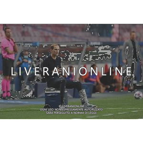 LISBON, PORTUGAL - AUGUST 18: Thomas Tuchel, Manager of Paris Saint-Germain reacts during the UEFA Champions League Semi Final match between RB Leipzig and Paris Saint-Germain F.C at Estadio do Sport Lisboa e Benfica on August 18, 2020 in Lisbon, Portugal. (Photo by Michael Regan - UEFA/UEFA via Getty Images) AG ALDO LIVERANI SAS