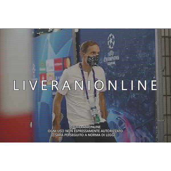 LISBON, PORTUGAL - AUGUST 18: Thomas Tuchel, Manager of Paris Saint-Germain arrives at the stadium prior to the UEFA Champions League Semi Final match between RB Leipzig and Paris Saint-Germain F.C at Estadio do Sport Lisboa e Benfica on August 18, 2020 in Lisbon, Portugal. (Photo by Julian Finney - UEFA/UEFA via Getty Images) AG ALDO LIVERANI SAS
