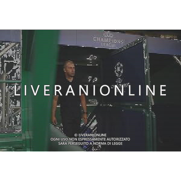 LISBON, PORTUGAL - AUGUST 19: Hans-Dieter Flick, Head Coach of Bayern Munich walk out for second half during the UEFA Champions League Semi Final match between Olympique Lyonnais and Bayern Munich at Estadio Jose Alvalade on August 19, 2020 in Lisbon, Portugal. (Photo by Julian Finney - UEFA/UEFA via Getty Images) AG ALDO LIVERANI SAS